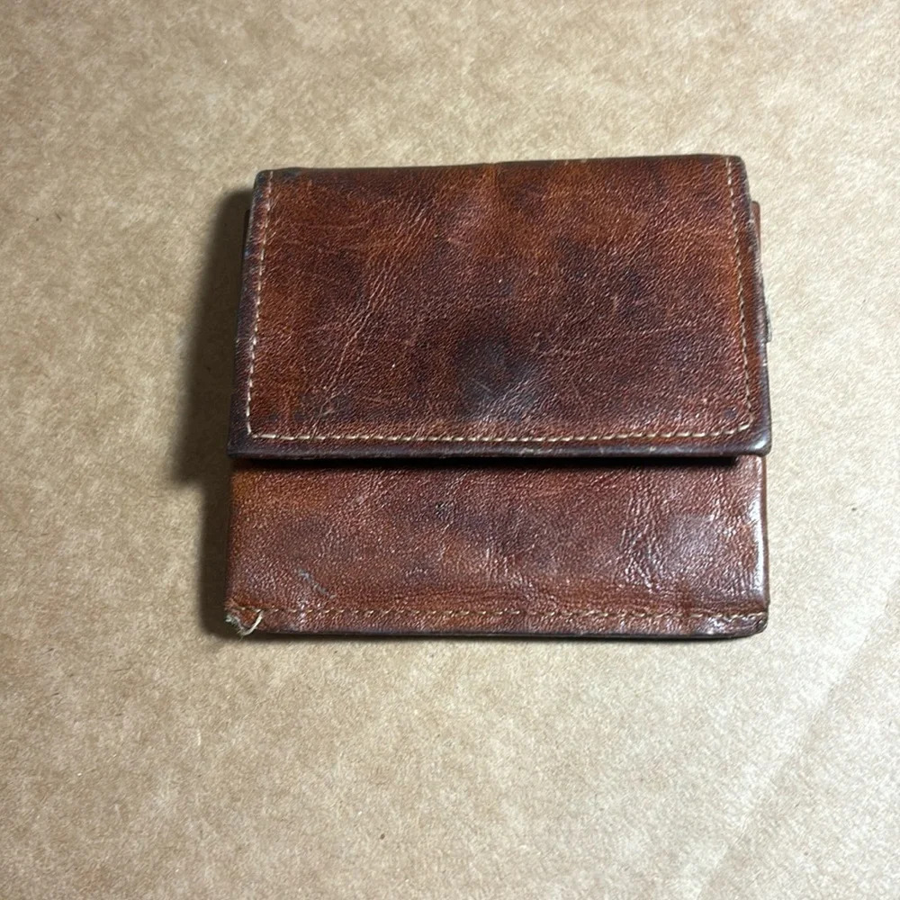 Amity Vintage Leather Coin Pouch